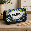 Personalised Canvas Pencil Case Gaming Graffiti