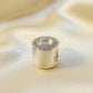 Silver Bracelet Charm with CZ Surround - 1047S
