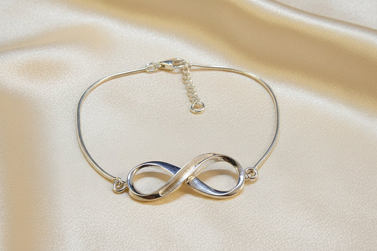 Silver Infinity Bracelet - 1049S