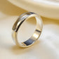 Gents Silver Ring With Channel - 0965S