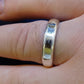 Gents Silver Ring With Channel - 0965S