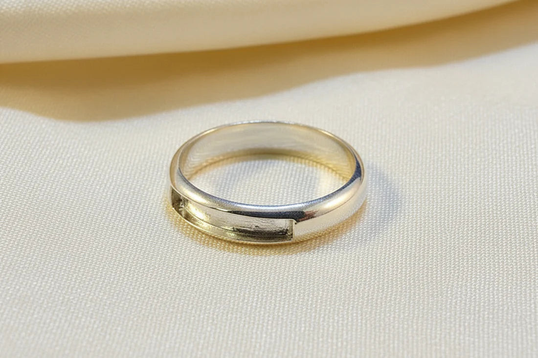 Silver Channel Ring - 0973L