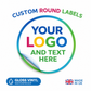 Custom Round Vinyl Waterproof Stickers/ Logo Business