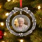 Personalised Silver Wreath Pendant