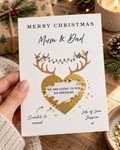 Personalised Christmas Scratch-Off Surprise Card – Reindeer Antlers Design