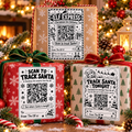 Personalised Christmas Eve Elf Labels – Scan to Track Santa QR Code Stickers