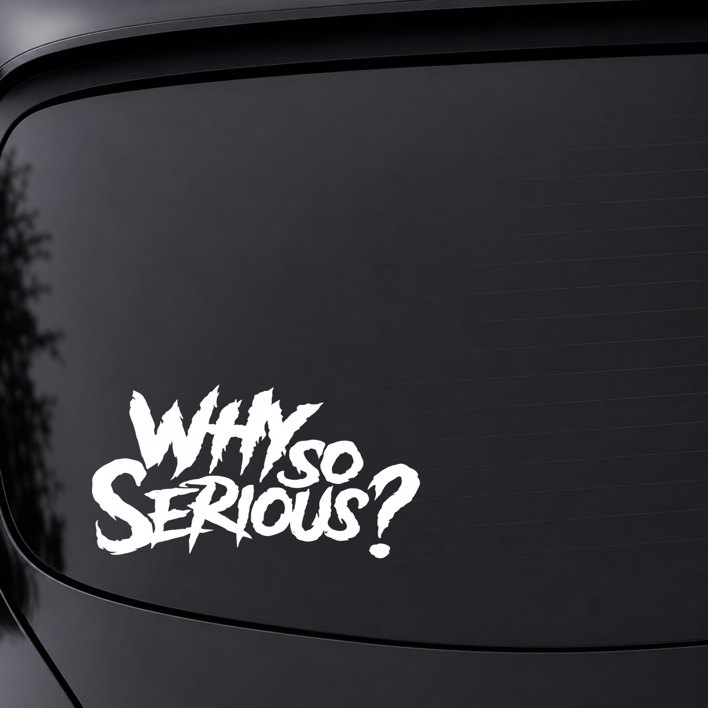 Why so Serious Joker - Vinyl Decal