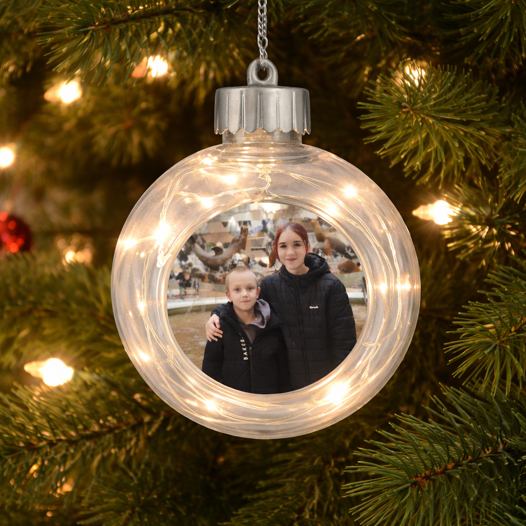 Personalised Filled Light Up Bauble