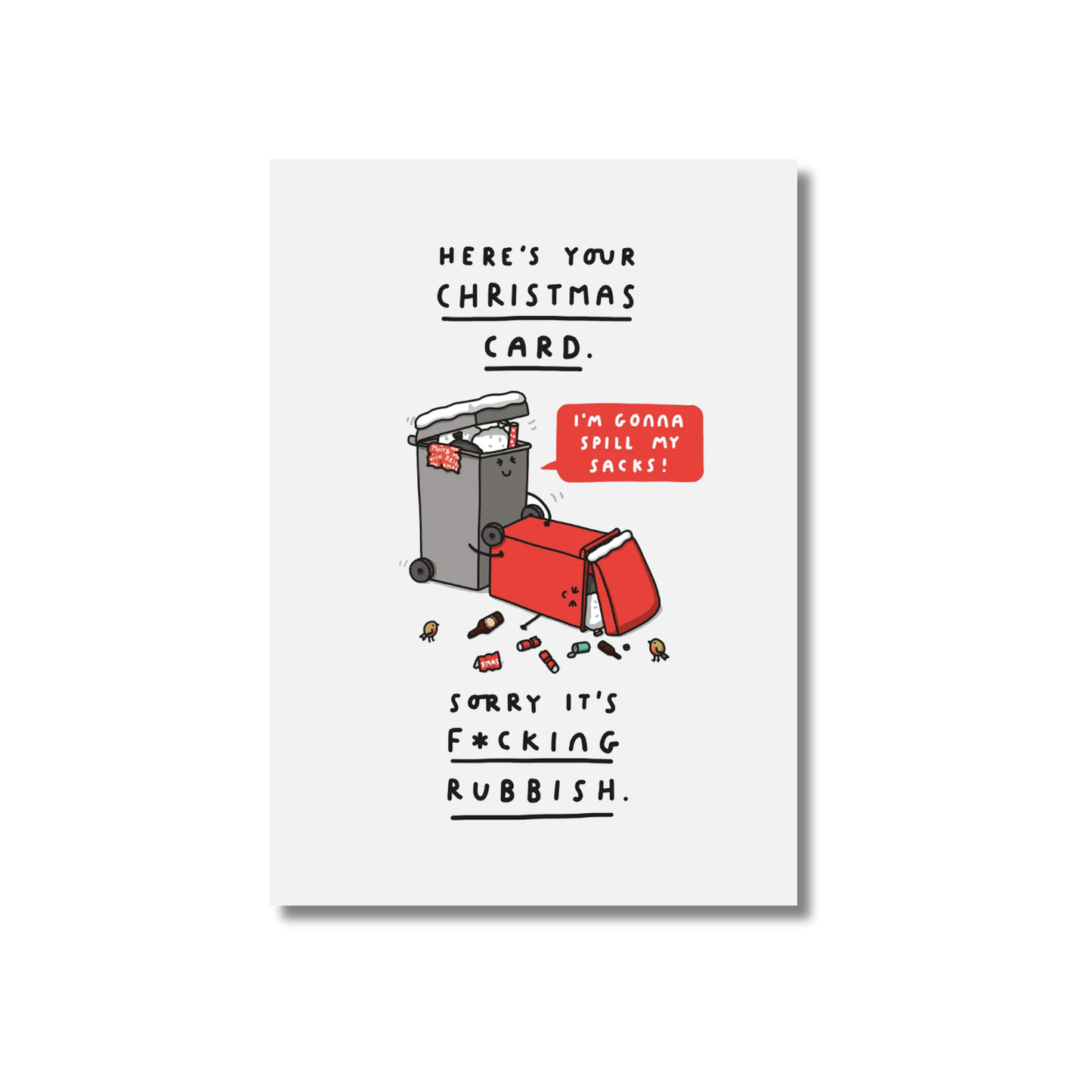 Sorry it's F***ing rubbish Funny Christmas Card
