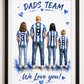 Personalised Dad's Team! Mug/Keyring/Crystal Blocks