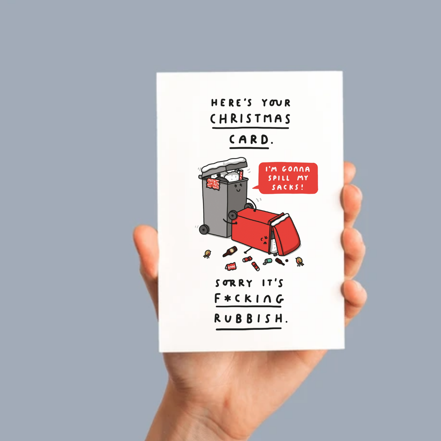 Sorry it's F***ing rubbish Funny Christmas Card