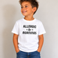 Allergic to Mornings Kids T-Shirt