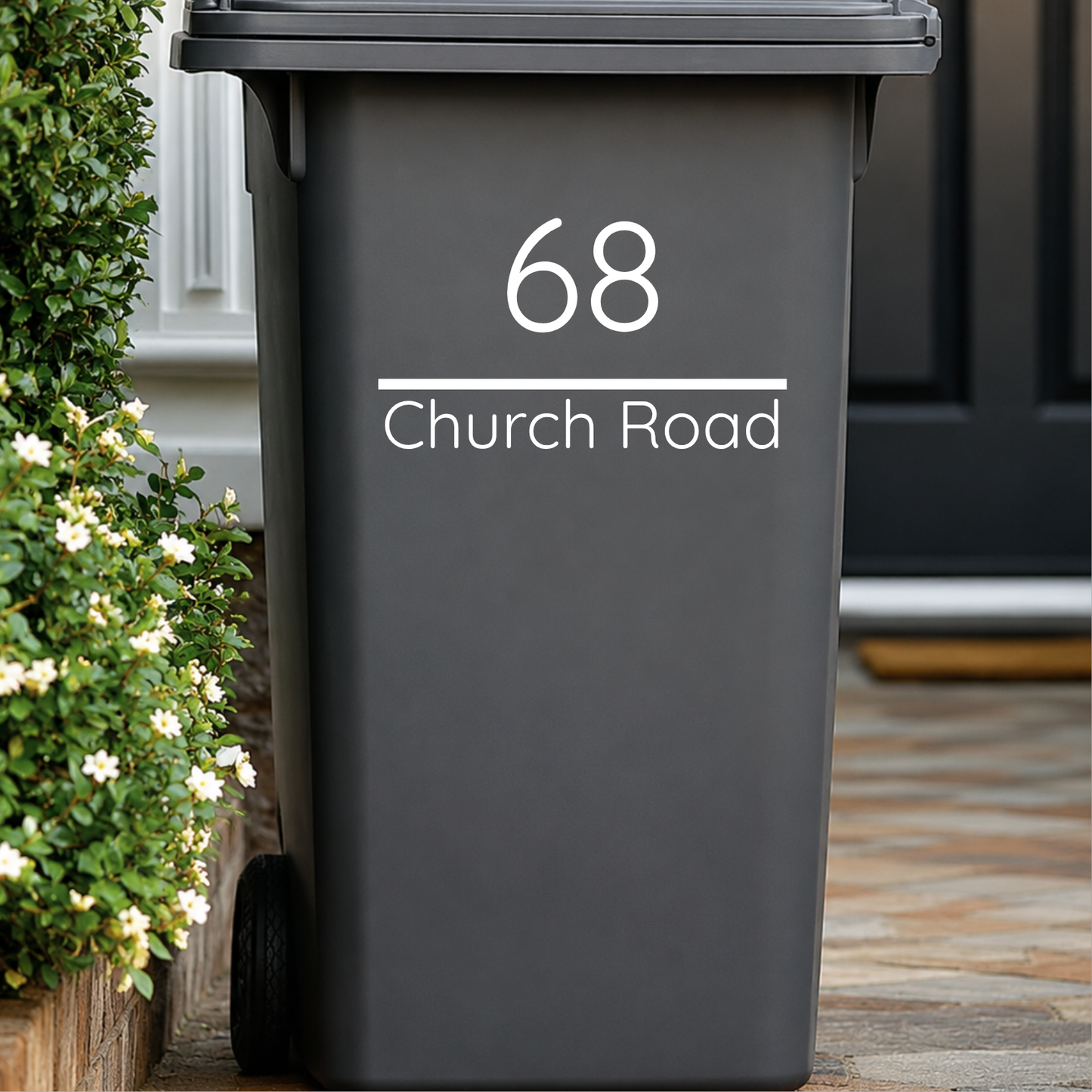 Modern - Wheelie Bin Sticker