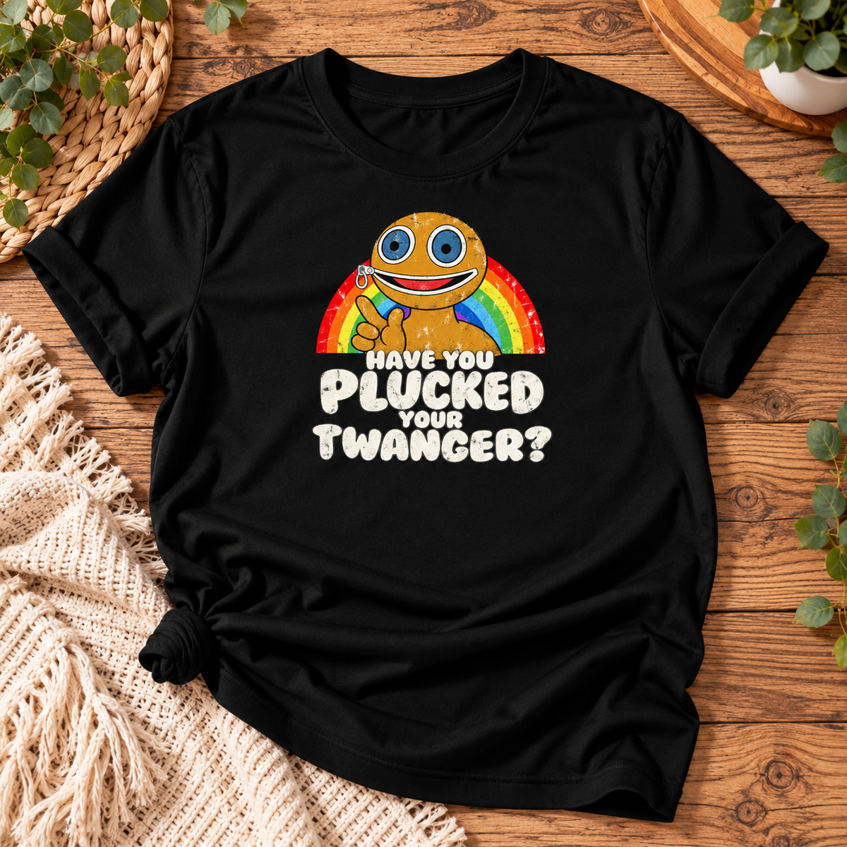 Have You Plucked Your Twanger? – Funny Retro Unisex T-Shirt