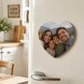 Photo Upload Heart Ceramic Fridge Magnet