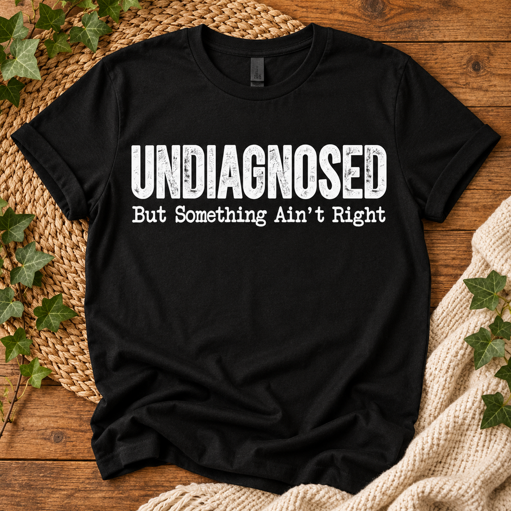 Undiagnosed But Something Ain't Right – Funny Sarcastic Unisex T-Shirt