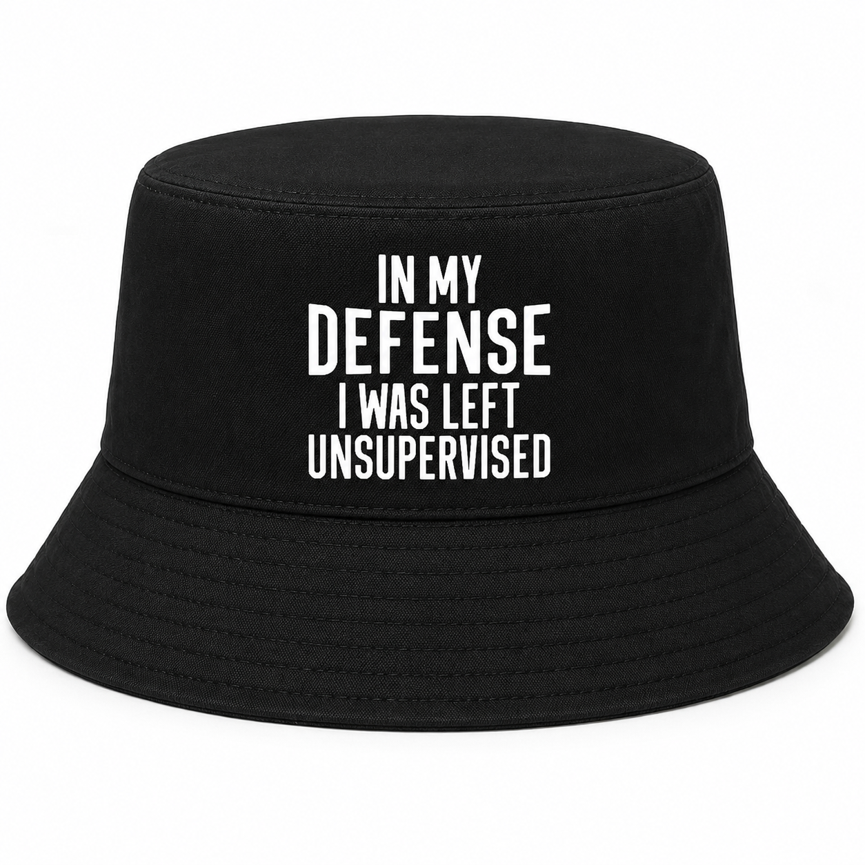 In My Defense Printed Bucket Hat
