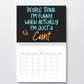 2026 Swearword Wall Calendar