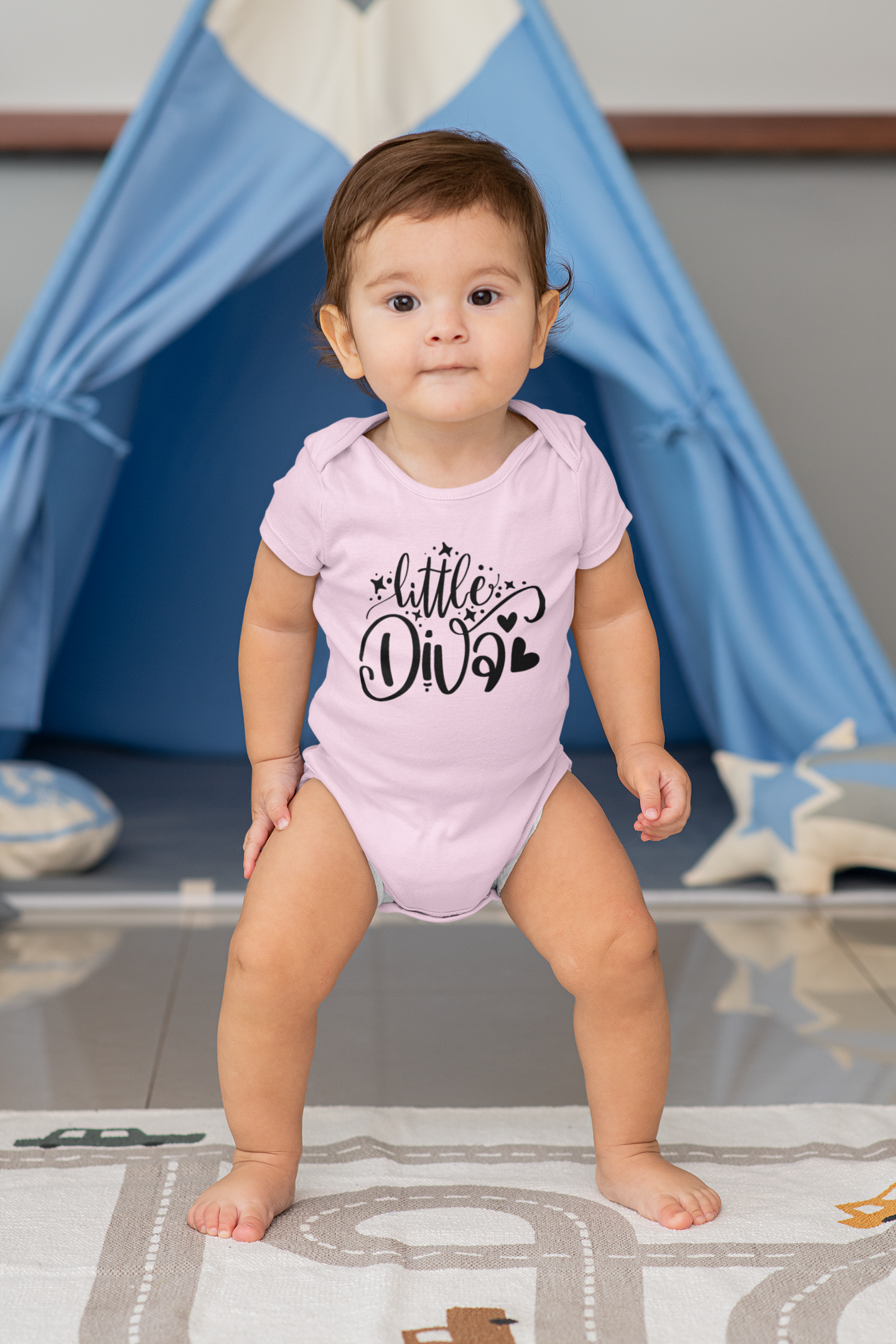 Little Diva Girls - Baby Vest
