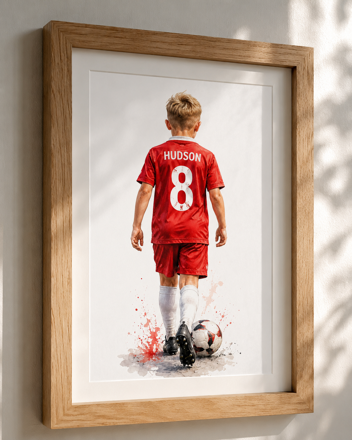 Personalised Watercolour Player