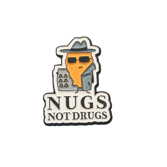 Nugs not Drugs - Pin Badge