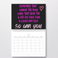 2026 Swearword Wall Calendar