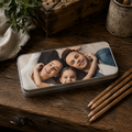 Personalised Metal Pencil Tin Photo Upload