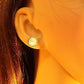 Plain Silver Earring Stud 8mm - 0055