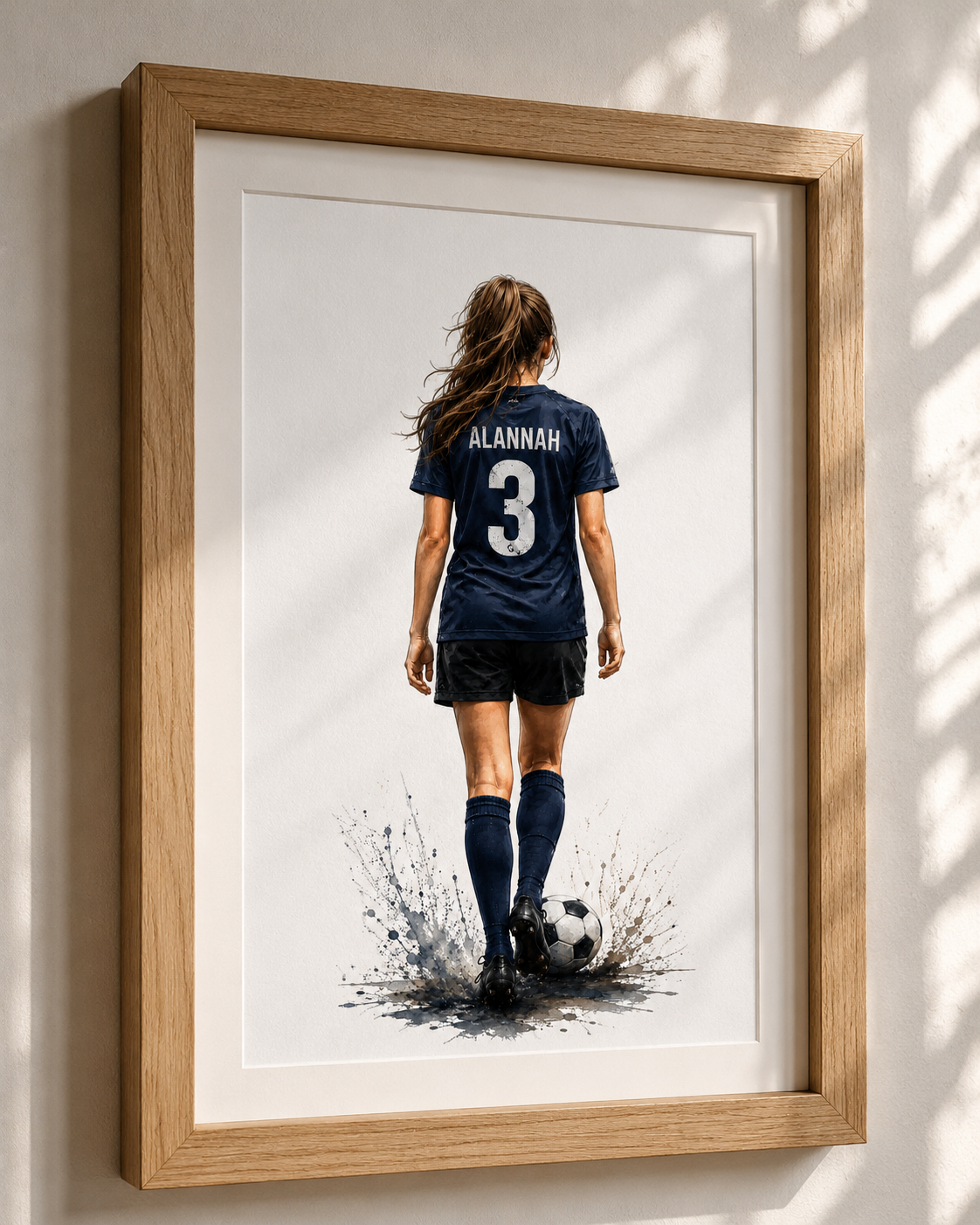 Personalised Watercolour Player