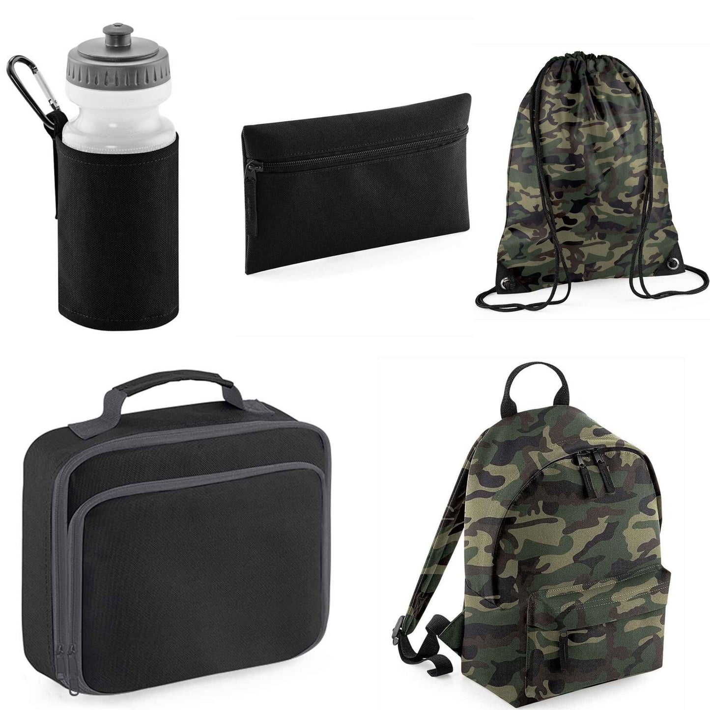 Toddler 9 Litre - Back to School 5 Piece Set - Initial and Name