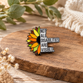 Not All Disabilities Are Visible – Sunflower Awareness Enamel Pin Badge 🌻