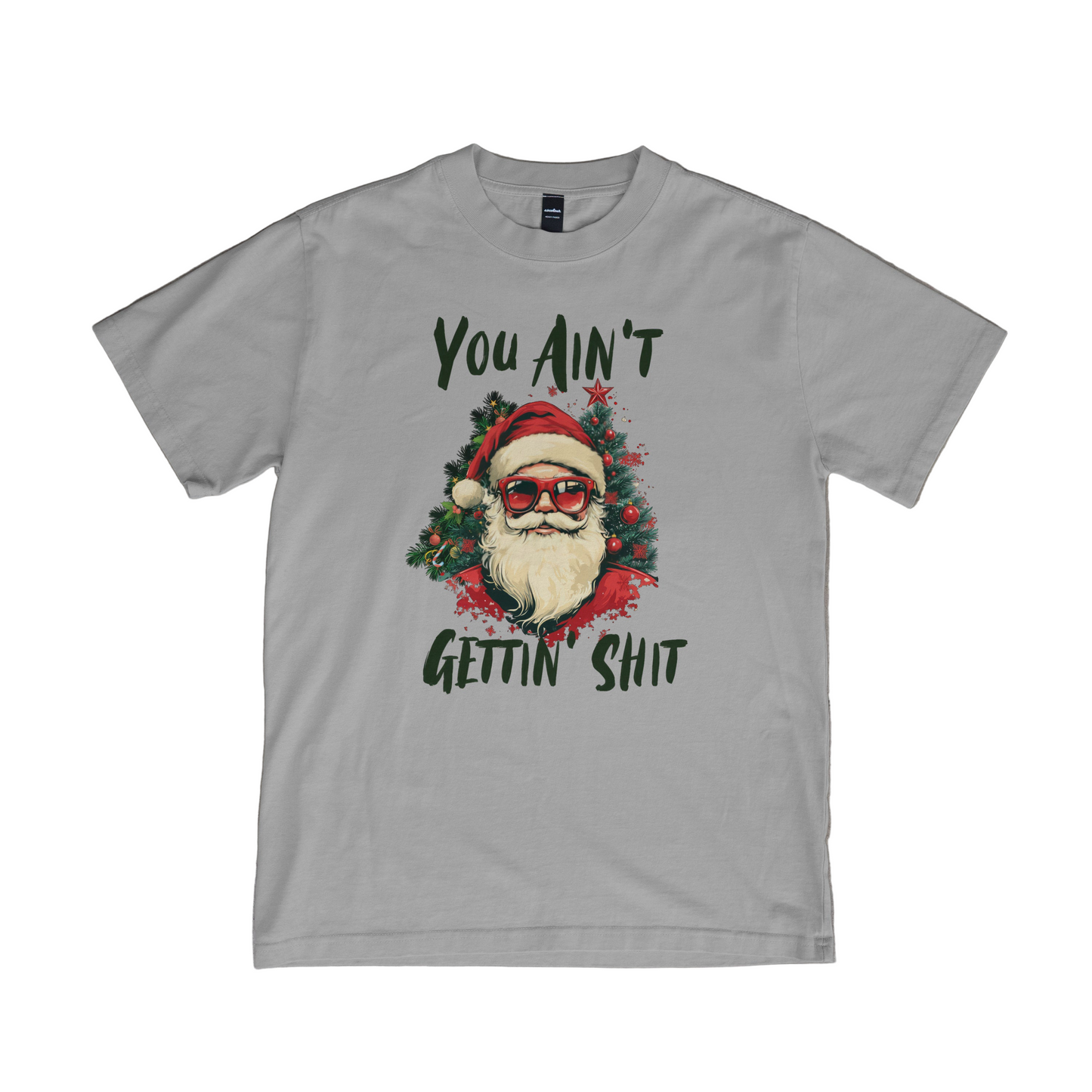 You ain't getting S**t Santa - T-Shirt