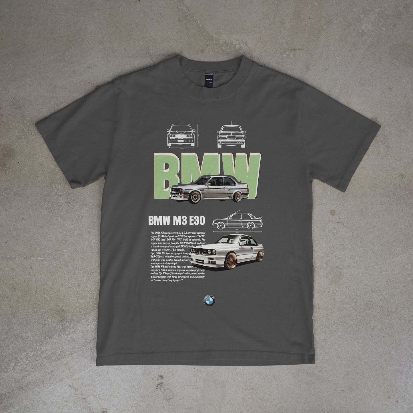 BMW M3 E30 - Tee