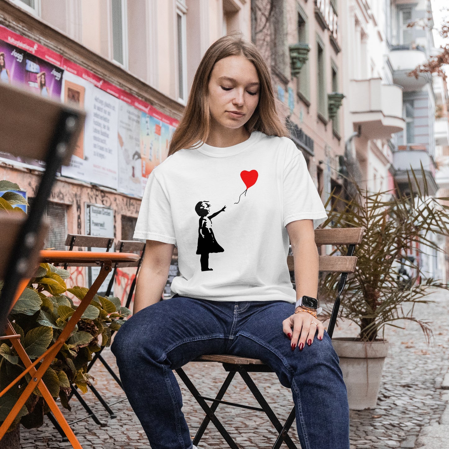 Girl with Balloon - Tee