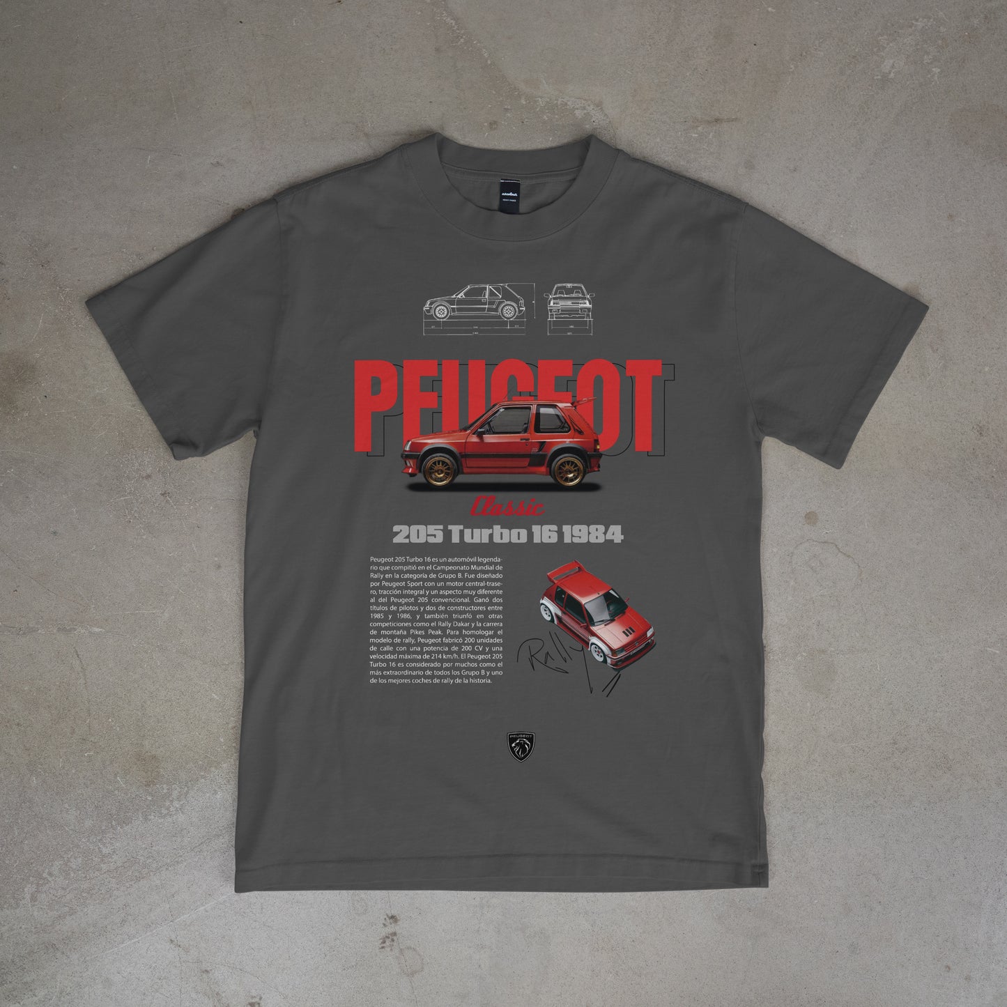 Peugeot 205 Turbo  - Tee