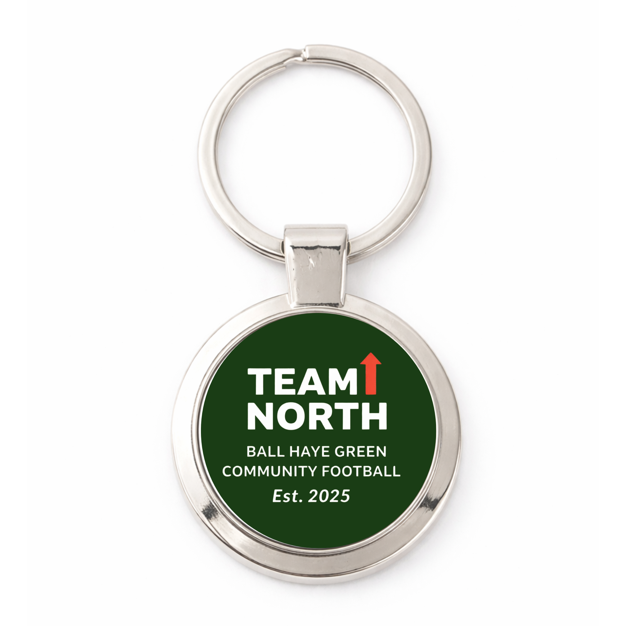 Ball Haye Green Team North - Metal Keyring