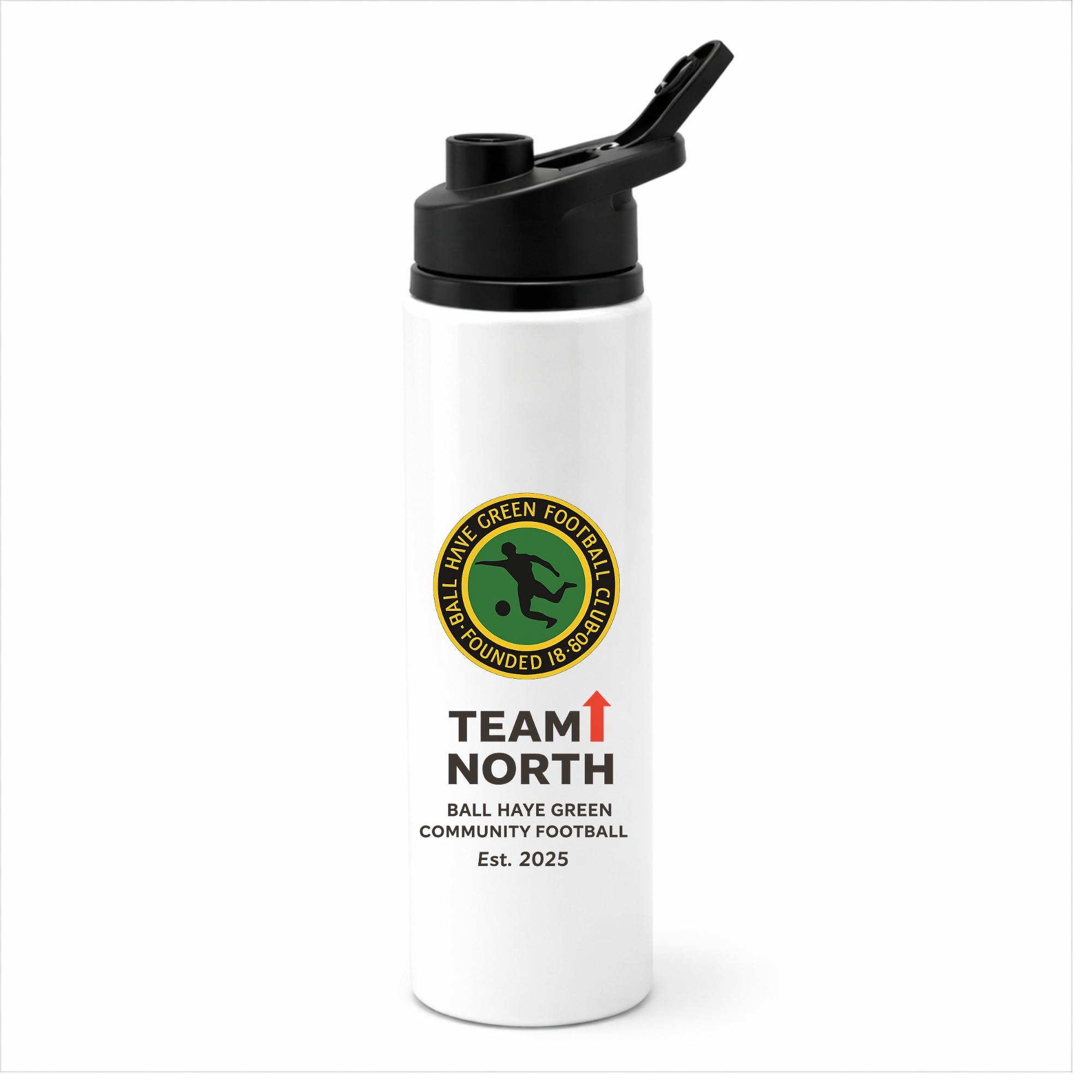 Ball Haye Green Team North - 750ml Flip Top Water Bottle