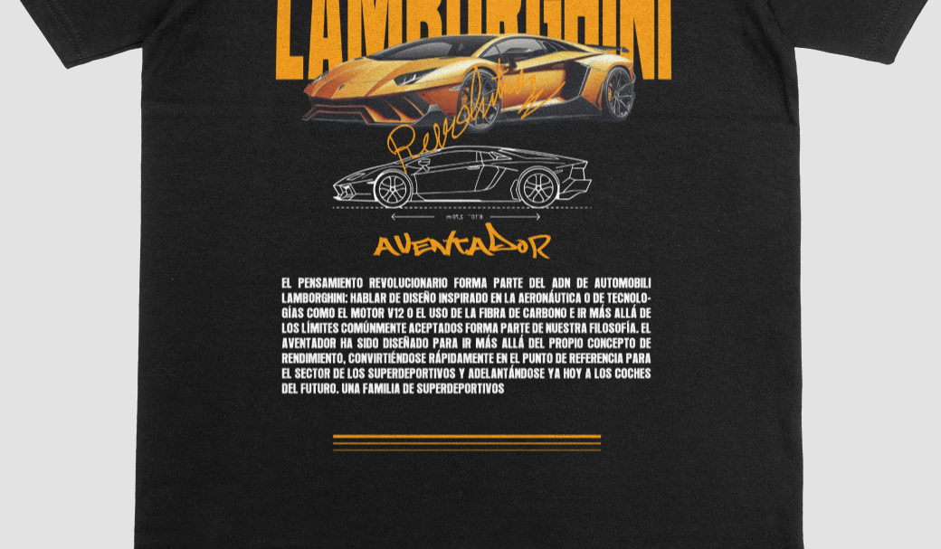 Lamborghini Aventador - Tee