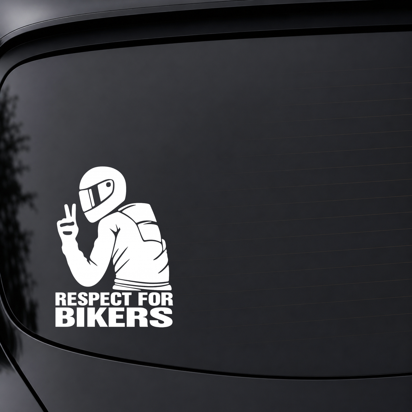 Respect for Bikers - Vinyl Decal