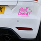 My Daughter is my Lioness AFC - Vinyl Car Decal