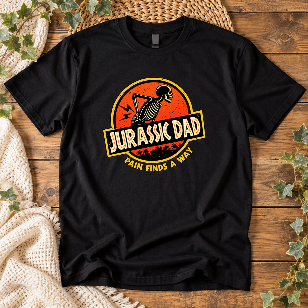 Jurassic Dad – Funny Dinosaur Dad Unisex T-Shirt