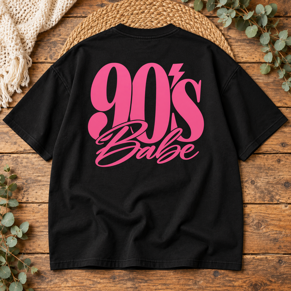 90s Babe – Heavyweight Oversized Boxy T-Shirt