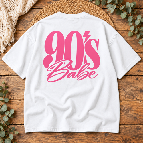 90s Babe – Heavyweight Oversized Boxy T-Shirt