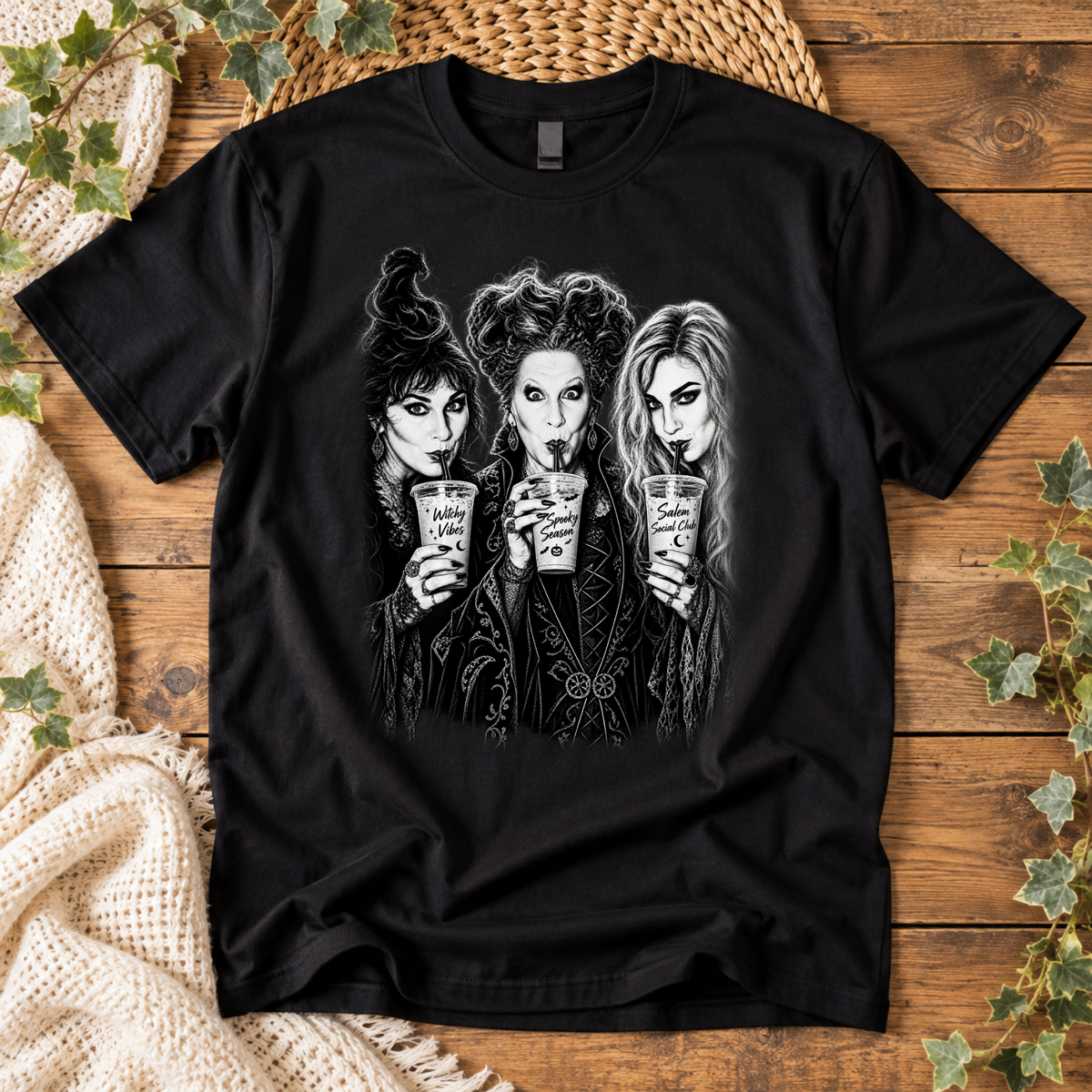 Salem Social Club – Spooky Witches Halloween T-Shirt