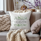 Personalised eucalyptus Reserved for - Cushion Cover
