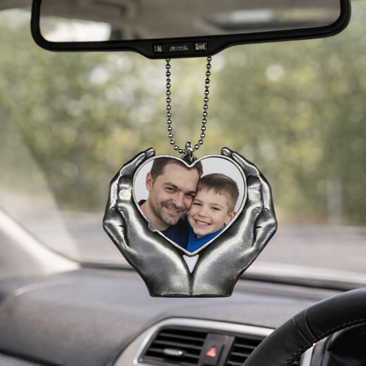 Personalised Heart in Hands Pendant