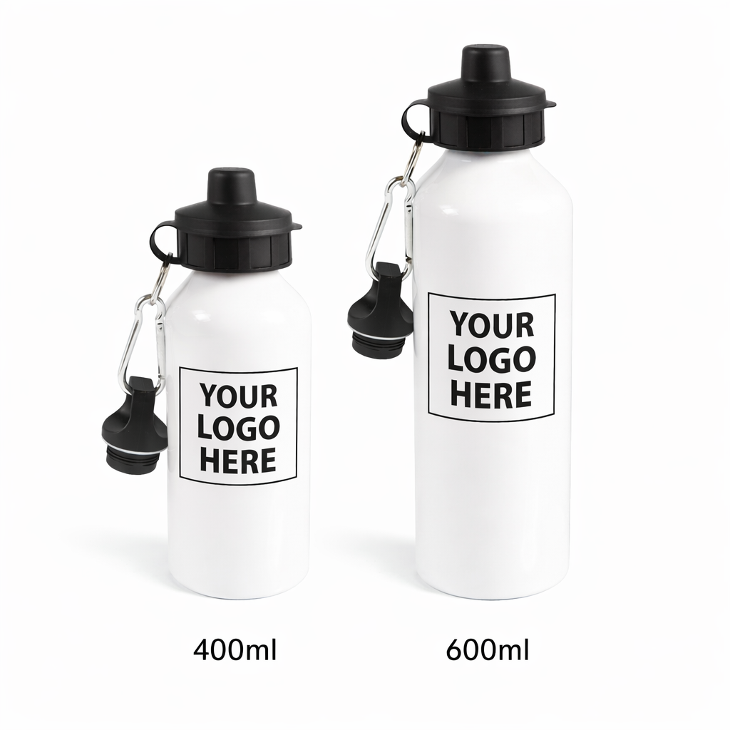 Water Bottle 400ml / 600ml White