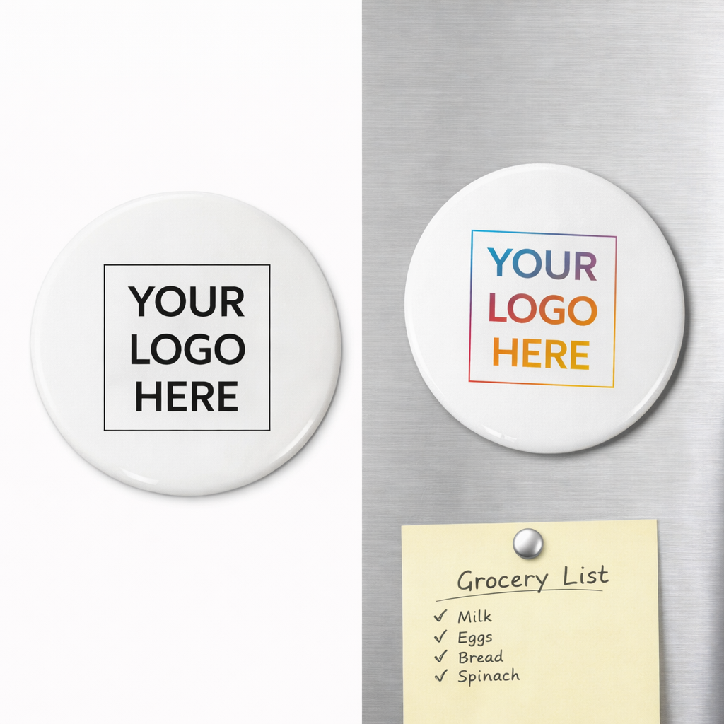 Fridge Magnet Ceramic Round