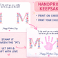Mother’s Day Handprint - Keepsake Print