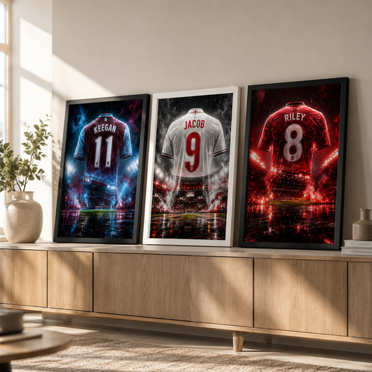 Personalised Football Shirt Art